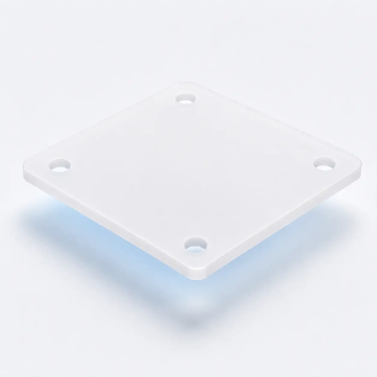 Opaalwit plexiglas paneel